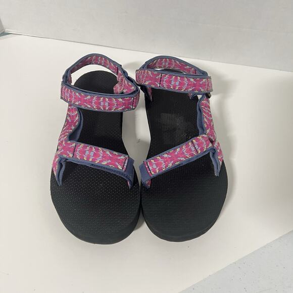 Teva Sandals Universal Midform Women 11 Triton Raspberry Ankle Strap Active Hike - Picture 2 of 9